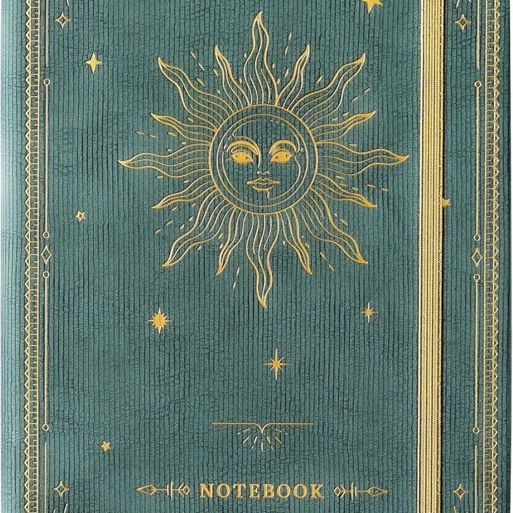 Artfan Ruled Notebook/Journal –Thick Paper Faux Leather Classic Notebook